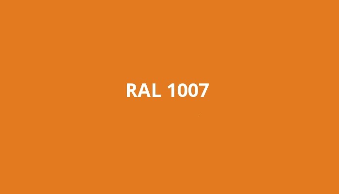RAL 1007 - Žlutá narcisová